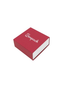 Caja para Pendientes o Conjunto roja Packaging de Joyería Personalizable SL-61-R