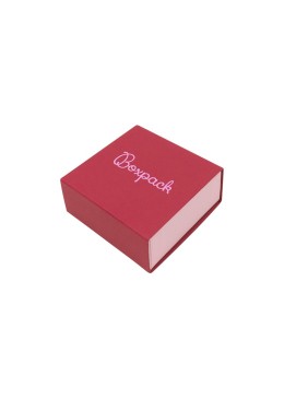 Caja para Pendientes o Conjunto roja Packaging de Joyería Personalizable SL-61-R