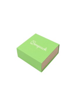 Caja para Pendientes o Conjunto verde Packaging de Joyería Personalizable SL-61-VE