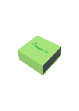 Caja para Pendientes o Conjunto verde Packaging de Joyería Personalizable SL-61-VE