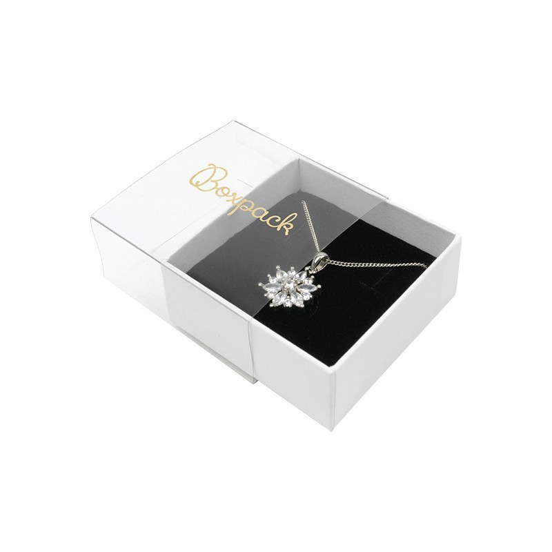 Caja para Pendientes o Conjunto transparente Packaging de Joyería Personalizable SL-61-TR