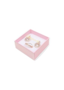 Caja para Pendientes o Conjunto transparente Packaging de Joyería Personalizable SL-61-TR