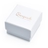 Caja de cartón para anillo o pendientes de joyería y bisutería color blanco ip-42