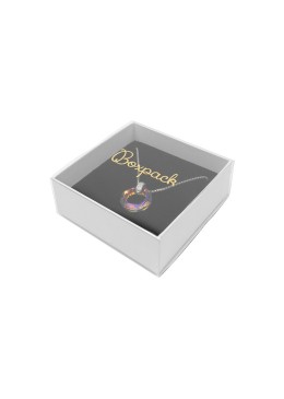 Caja para Colgante o Conjunto transparente Packaging de Joyería Personalizable SL-81-TR