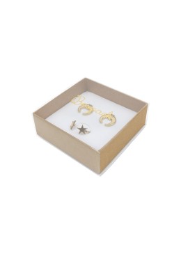 Caja para Colgante o Conjunto transparente Packaging de Joyería Personalizable SL-81-TR