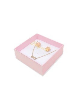 Caja para Colgante o Conjunto transparente Packaging de Joyería Personalizable SL-81-TR