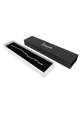 Coffret à bracelets noir personnalisable pour bijoux SL-51-N