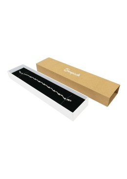 Boîte en carton kraft pour bracelet 230x51x27 mm SL-51-KB
