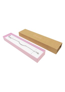 Caja de cartón para pulsera color kraft 230x51x27 mm SL-51-K-RS