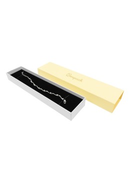 Boîte en carton jaune pour bracelet 230x51x27 mm SL-51-AM-B
