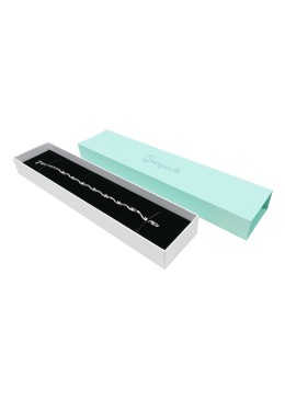 Boîte en carton pour bracelet en quartz aigue-marine 230x51x27 mm SL-51-AQ-B