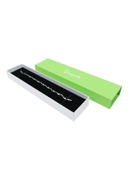 Boîte en carton verte pour bracelet 230x51x27 mm SL-51-VE-B