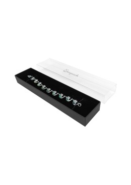 Caja de cartón para pulsera transparente 230x51x27 mm SL-51-TR-N