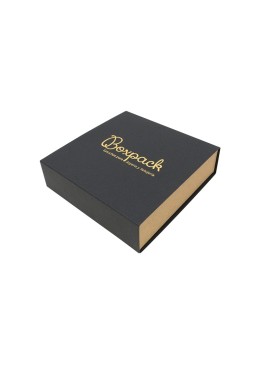 Caja para Collar o Conjunto Negra Packaging de Joyería Personalizable SL-17-N