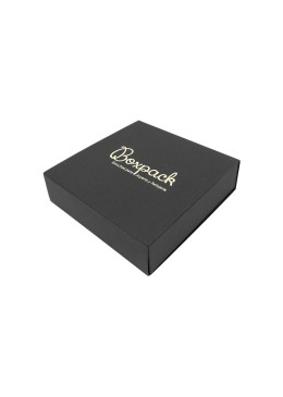 Caja para Collar o Conjunto Negra Packaging de Joyería Personalizable SL-17-N
