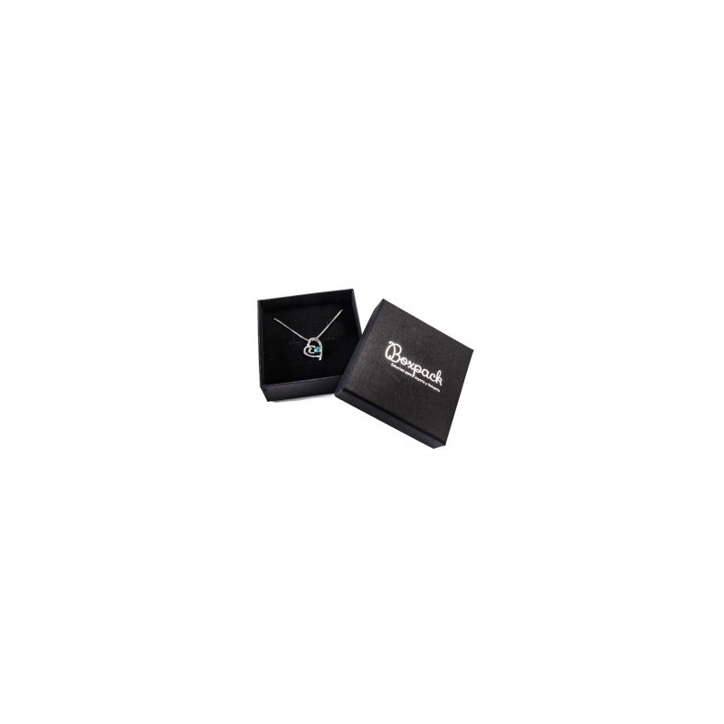 Caja de cartón colgante o conjunto 86x86x33 mm color negro ep-81