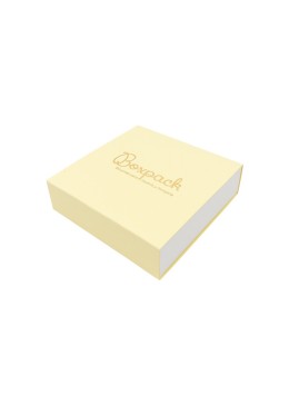 Caja para Collar o Conjunto Amarilla Packaging de Joyería Personalizable SL-17-AM