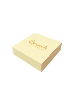 Caja para Collar o Conjunto Amarilla Packaging de Joyería Personalizable SL-17-AM