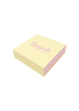 Caja para Collar o Conjunto Amarilla Packaging de Joyería Personalizable SL-17-AM