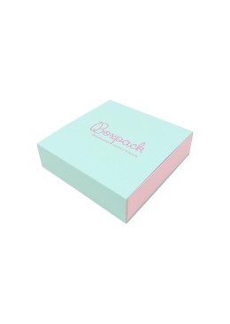 Caja para Collar o Conjunto Aguamarina Packaging de Joyería Personalizable SL-17-AQ