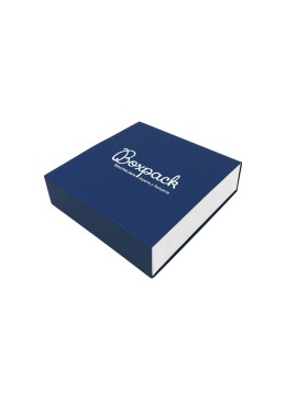 Caja para Collar o Conjunto Azul Packaging de Joyería Personalizable SL-17-A