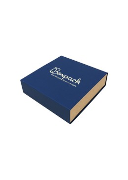 Caja para Collar o Conjunto Azul Packaging de Joyería Personalizable SL-17-A