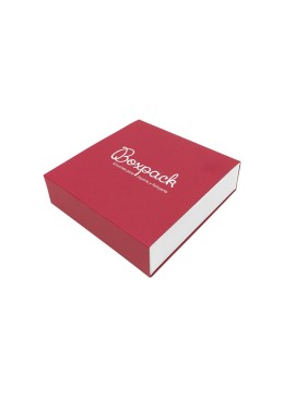 Caja para Collar o Conjunto Roja Packaging de Joyería Personalizable SL-17-R