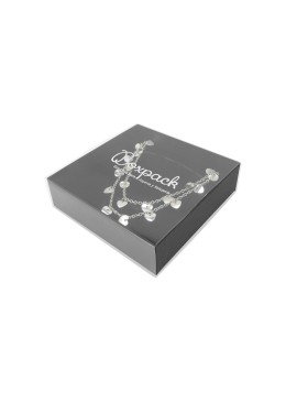 Caja para Collar o Conjunto Transparente Packaging de Joyería Personalizable SL-17-TR