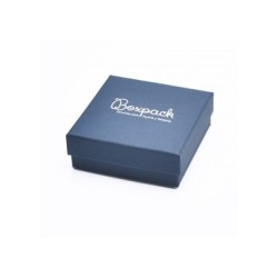Caja para Pendientes y Conjunto Azul Packaging de Joyería Personalizable EP-81-A