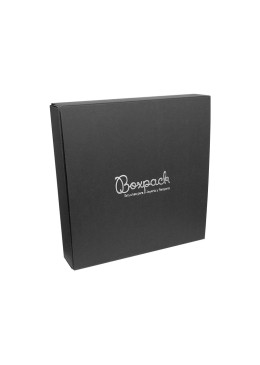 Caja para Collar o Conjunto Negro Packaging de Joyería Personalizable PF-4-N