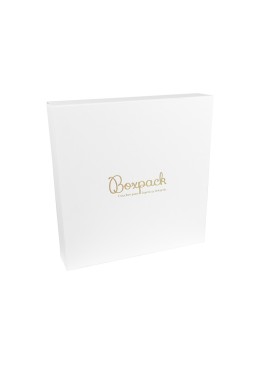 Caja para Collar o Conjunto Blanca Packaging de Joyería Personalizable PF-4-B