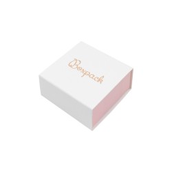 Caja de cartón para pendientes color blanco 48x48x23 mm SL-40-B-RS