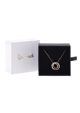 White cardboard box for pendants and earrings, 90x87x39 mm PB-3-B