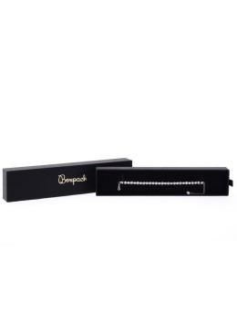 Black cardboard box for bracelet 223x50x27 mm PB-4-N