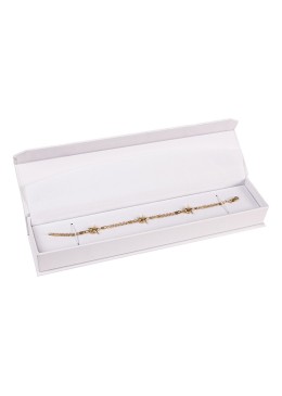 White cardboard box for bracelet 227x52x30 mm MC-5-B