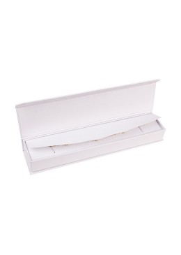 White cardboard box for bracelet 227x52x30 mm MC-5-B