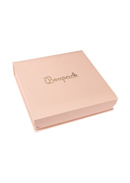 Cardboard box with magnet for rose quartz necklace or set 165X167X38 mm MC-6-RC