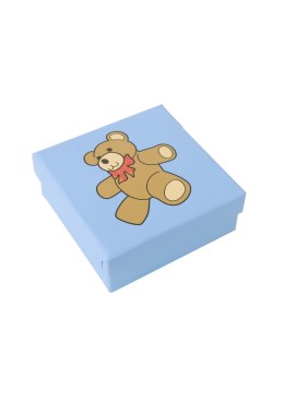 Cardboard boxes for children&#39;s earrings for jewelry and costume jewelry sp-41 BLUE