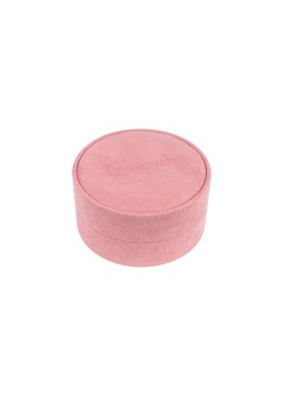 Pink multipurpose round box for jewelry and costume jewelry 80øx40 mm PR-2-RS