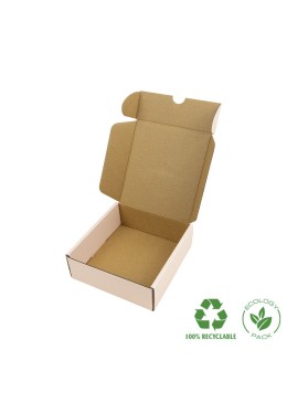 Customizable quartz rose e-commerce shipping boxes 130x130x45 mm CE-130-RC