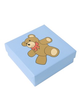 Cardboard boxes for children&#39;s pendants or jewelry sets, 86x86x32 mm SP-81-AB