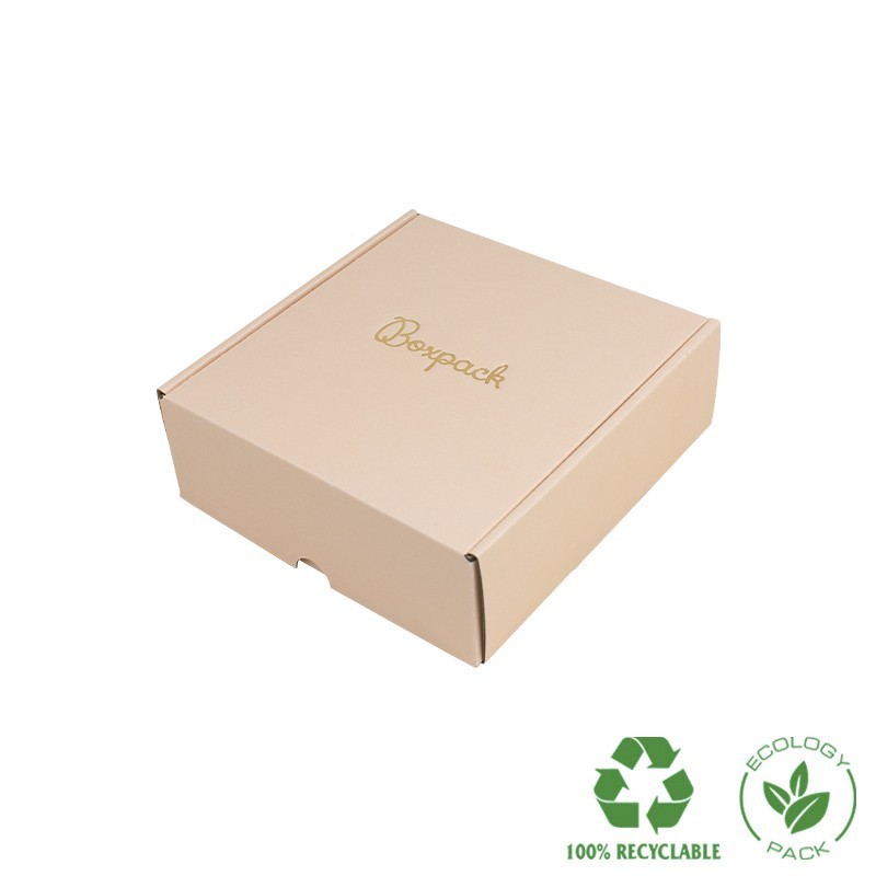 Customizable black e-commerce shipping boxes 175x175x60 mm CE-175-N