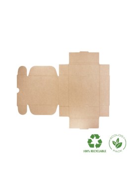 Customizable white e-commerce shipping boxes 175x175x60 mm CE-175-BM
