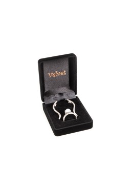 Black flocked case for game 61x78x31 mm. V-3-J