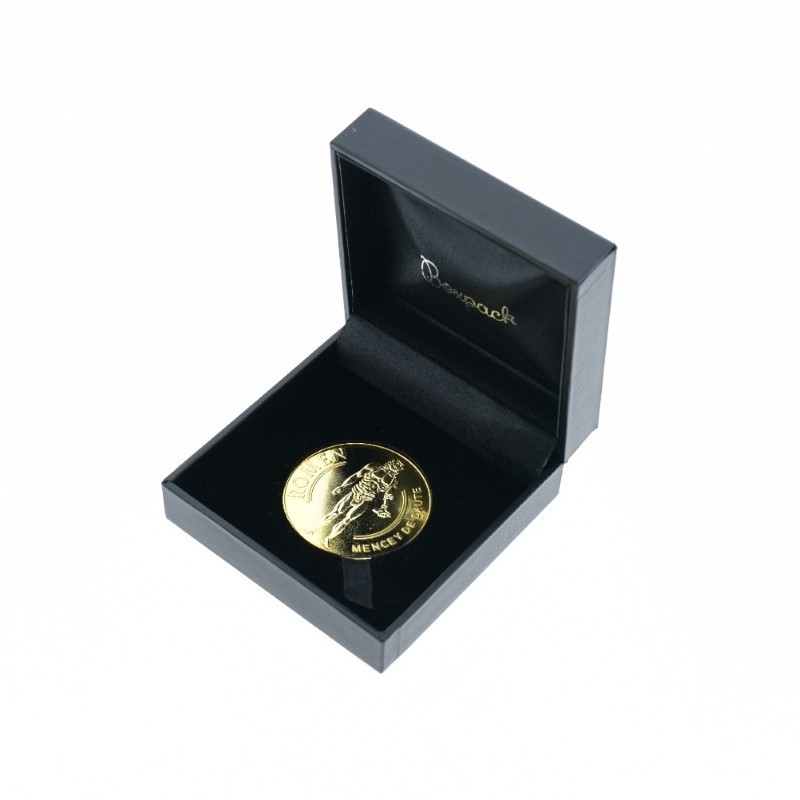 Coin case 40 mm diameter 75x75x32mm black EM-40