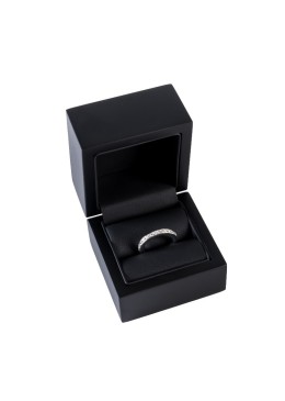 Black wooden ring case 60x60x50 mm CU-1-N
