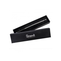 Boîte en carton pour bracelet 233x53x27 mm couleur noire ep-51