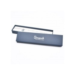 Boîte en carton pour bracelet 233x53x27 mm couleur bleue ep-51