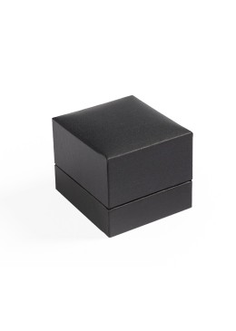 Black leatherette case for pin 47x52x40 mm. C-2-PI