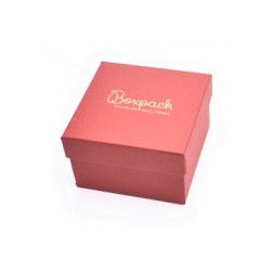 Coffret à bracelets rouge personnalisable pour bijoux EP-89-R